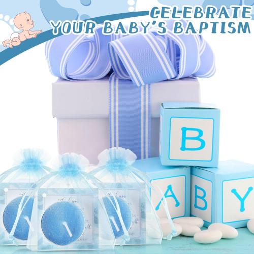 Geosar 50 Sets Baby Shower Party Favors,Blue