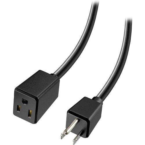 Insignia - 25' Extension Power Cord - Black