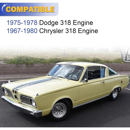 2-Barrel Carb for 1975-78 Dodge 1967-80 Chrysler 318 Engine Manual Choke