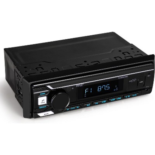 Pyle Bluetooth Marine In-Dash AM/FM Stereo Receiver - Black
