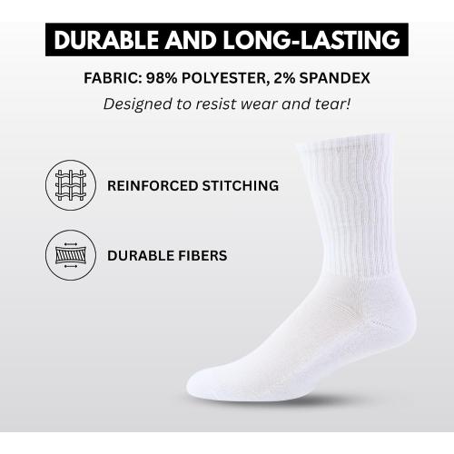 2 Pack ....True Religion Mens 8 Pairs Crew Socks for Men Premium Athletic Men's Socks, Shoe Size small/mall
