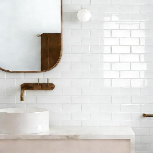 Art3d Subway Design Wall Tile, Peel and Stick Backsplash, 10-Pack, White