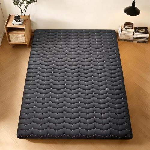 Premium Foam 3.2 Thick Japanese Futon Floor Mattress - 80x60 100% High-Density Foam,Comfortable Sleeping Pad,Tatami Mat for Dorm,Bedroom or Guest Room，Boys Girls Dormitory Pads(Black)