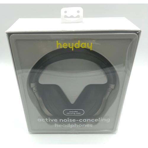 Heyday Active Noise Cancelling Over-Ear Headphones (Renewed)