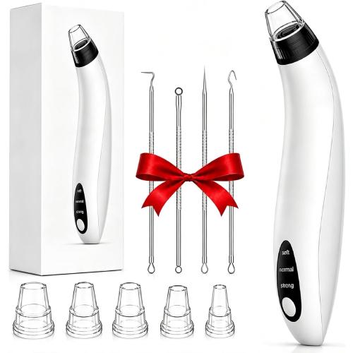 Blackhead Remover Tools,Electric Vacuum Facial Pore Cleaner Tool(White)