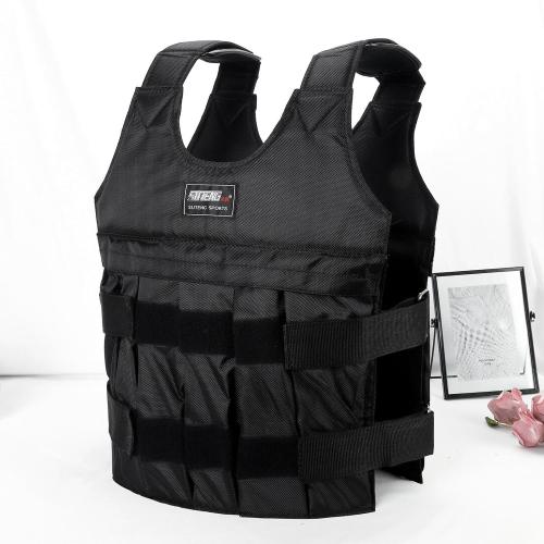 Adjustable Weighted Vest 110lbs - Weighted Workout Vest ***VEST ONLY ***Heavy Duty Weighted Exercise Vest For Functional Training, Slim Design Weighted Running Vest, Weight Vest for Men and Women