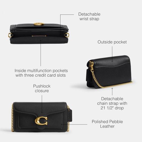 COACH Tabby Chain Crossbody Bag 19