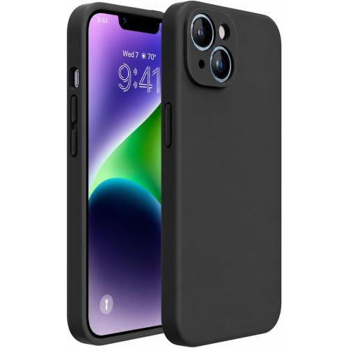 Miracase Silicone for iPhone 14 Case, Black