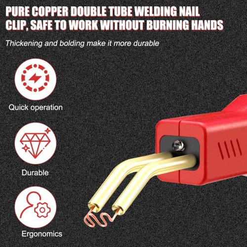 Plastic Bumper Crack Repair Welder Gun Kit with Carry Case