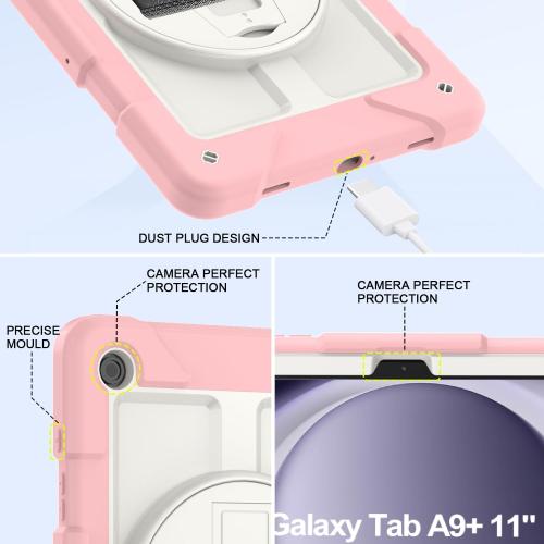BMOUO for Samsung Galaxy Tab A9 /A9 Plus Case 11 2023, Pink