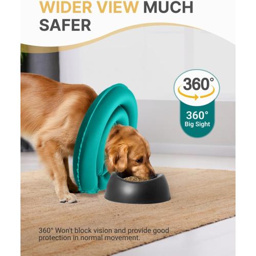 MIDOG Dog Cone Collar for Large Medium Dogs, MD-295-Blue-L-1-5-18A
