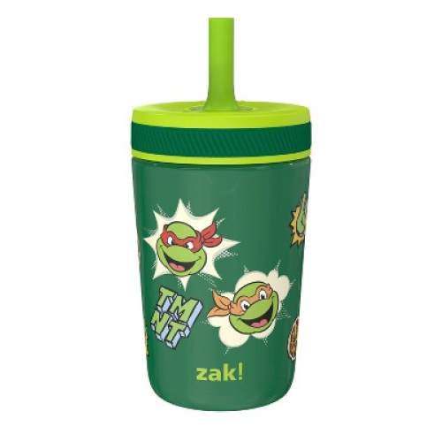 Zak Designs 12oz TMNT Kelso Tumbler Green ‼️mild scratches on the outside ‼️
