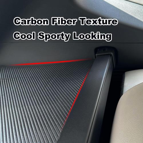 Cargo Cover for 2023-2025 Mitsubishi Outlander Accessories (Additional Cover),Carbon Fiber Look Retractable Trunk Cover for Mitsubishi Outlander Accessories Security Shield Shade Privacy