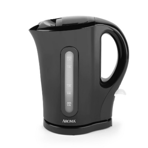 Aroma 1.7L Electric Kettle - Black ‼️has mild scratches and stains‼️