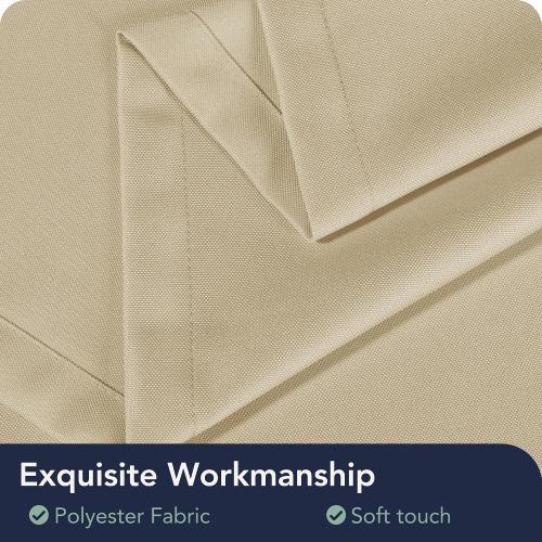 Outdoor Curtains for Patio Waterproof, 8 Panels, Rod Pocket
