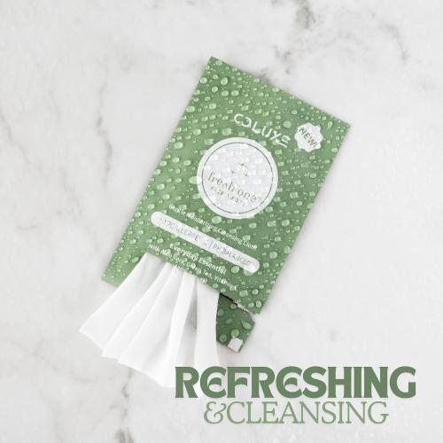 Fresh One Hand-Body-Face Cleaning Water-Based Wipes (Men, Women, Kids) - All Natural Gentle, Sensitive Skin, Deodorizing, Flushable Individually Wrapped Travel Wipes (70)