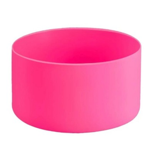 CharCharms Water Bottle Boot Hot Pink: Silicone Boot, Dishwasher-Safe, Drinkware Accessory for Hot & Cold Beverages