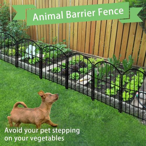 Decorative Garden Fence, 17in (H) x 30ft(L) No Dig Fence