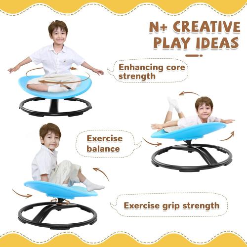 Zhenx Spinning Chair for Autistic Kids (Ages 3-18), Autism Sensory Toy Gift