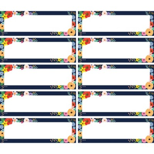 Teacher Created Resources® Wildflowers Magnetic Labels Accents, Pack of 20