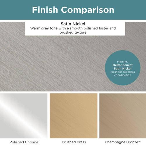 Liberty Essentials 4 in. (102 mm) Satin Nickel Cabinet Drawer Pull (10-Pack)