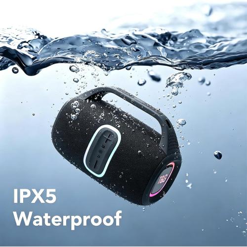 T&G TG Bluetooth Ourdoor Speaker with Bass, 60W Loud Boombox
