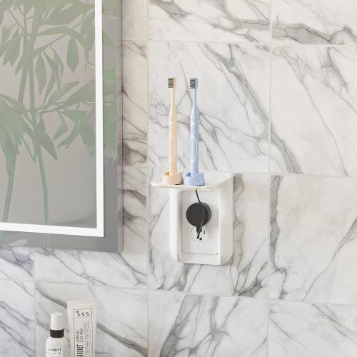 WALI Outlet Shelf Wall Holder, Bathroom Shelf for Smart Home Decor