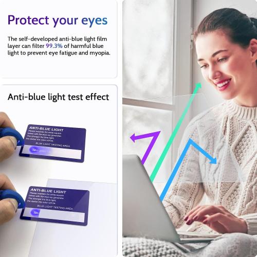 Peslv 3 Pack 16 Inch 16:10 Anti Blue Light Screen Protector for Laptop