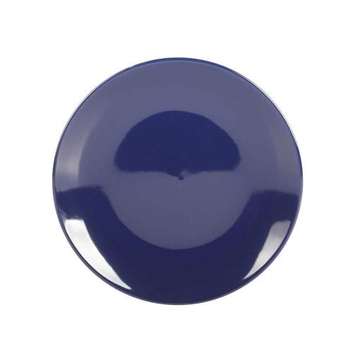Gibson Simply Essential Coupe 12-Piece Blue Round Stoneware Dinnerware Set