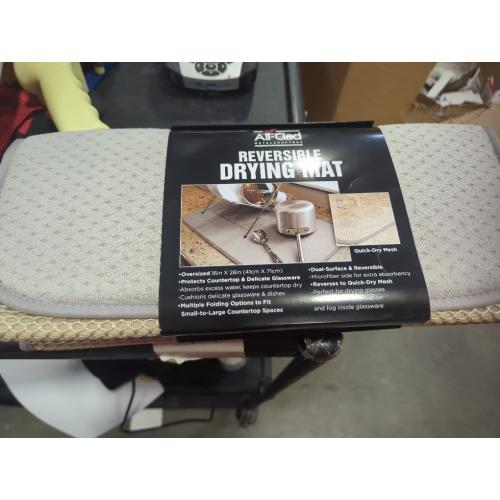 Set of 2 Color Grey  reversible drying mat