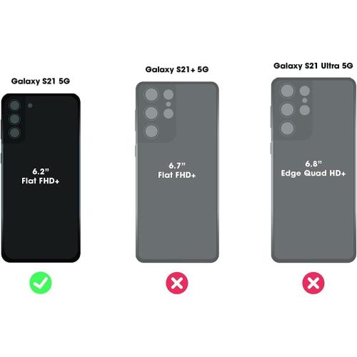 OtterBox Defender Series Screenless Edition Case for Samsung Galaxy S21 5G (Only) - Holster Clip Included - Non-Retail Packaging - Black