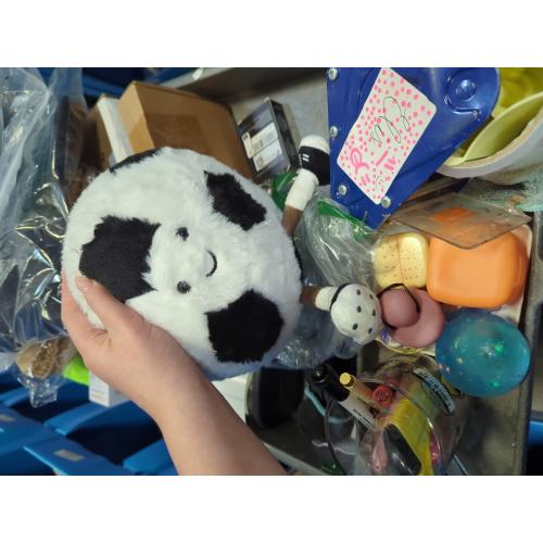 Jellycat Amuseables Soccer Ball Stuffed Toy, 12 inches - Soccer Ball Plush Gift for Sports Fans