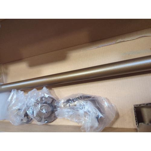 Single Curtain Rod Set Bronze