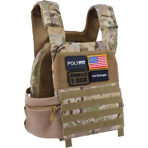 Polyfit Fortify Weighted Vest - Workout Vest for Men & Women