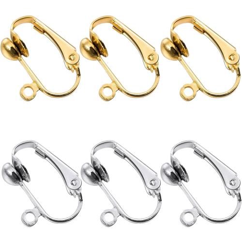 CoguZed 36-Piece Clip-On Earring Converter Set – Universal Fit for Pierced & Non-Pierced Ears (Gold & Silver Tones, Hypoallergenic Metal, Reinforced Secure Closure, Reusable)