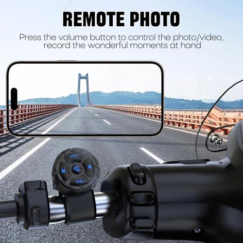 Bluetooth Media Button Adjustable Direction Remote Control