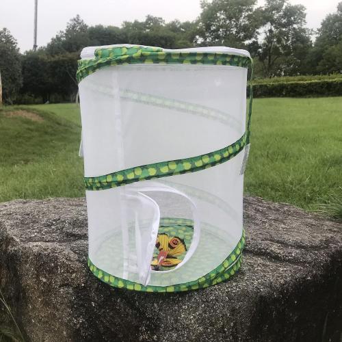 Butterfly and Insect Garden Habitat Mesh Cage Collapsible Design, Bug Terrarium Pop Up 12 x 14 Tall