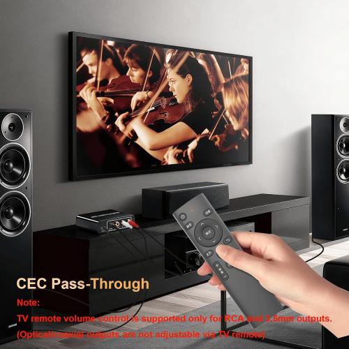 HDMI ARC Audio Extractor 192KHz HDMI ARC to RCA Audio Converter