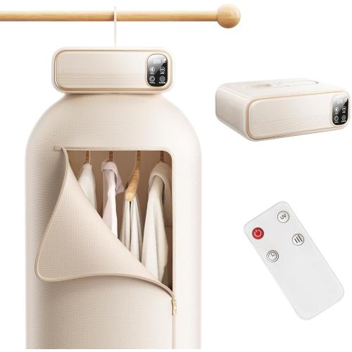 Portable Clothes Dryer, Mini Laundry Dryers with Remote Control, Portable Dryer for Apartments, RVs, Hotels, Small Spaces, Great for drying underwear, socks, swimwear for travel, no wrinkles