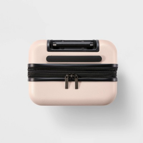 Hardside Carry On Suitcase Pink - Open Story™: 8-Wheel Polycarbonate Luggage