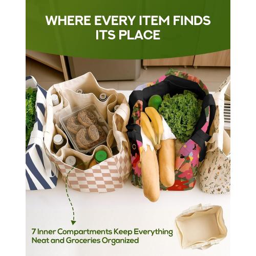 Miss Adola Extra Large Canvas Grocery Tote Bag