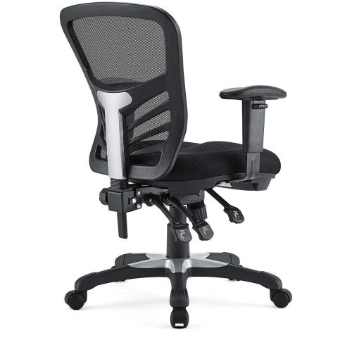 Modway EEI-757-BLK Articulate Ergonomic Mesh Office Chair in Black