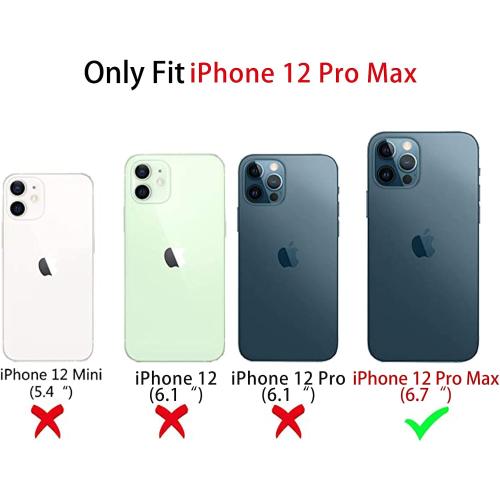 NITITOP Compatible for iPhone 12 Pro Max Case Cute Bow Knot - White
