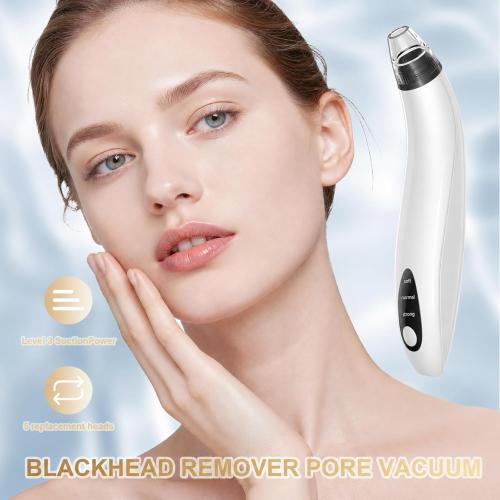 Blackhead Remover Tools,Electric Vacuum Facial Pore Cleaner Tool(White)