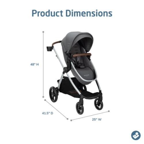 Maxi-Cosi Siena Luxe Modular Travel System, Travertine