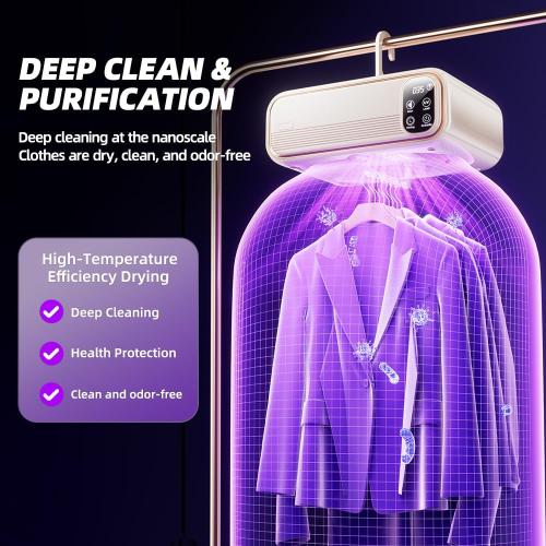 Portable Clothes Dryer, Mini Laundry Dryers with Remote Control, Portable Dryer for Apartments, RVs, Hotels, Small Spaces, Great for drying underwear, socks, swimwear for travel, no wrinkles