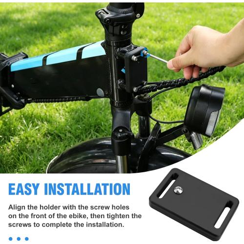 JERBOR Holder for Airtag for Lectric XP(3.0/4), XP Step-Thru, XP Lite, XP Trike, Xpedition, ONE, Hidden Airtag Mount GPS Tracker, Non-Theft Waterproof Accessories for Lectric