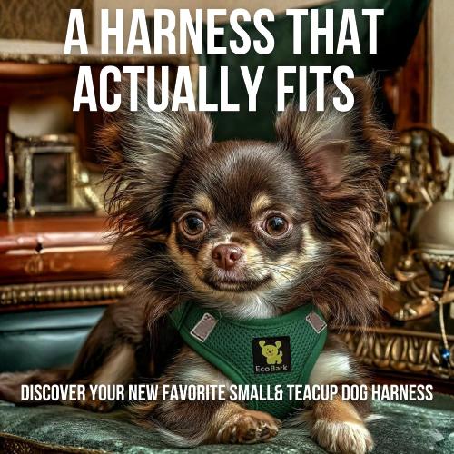 EcoBark Dog Harness - Luxury Step in Mesh Dog Harnesses in Forest Green - Soft & Secure Dog Harness Vest Body Wrap