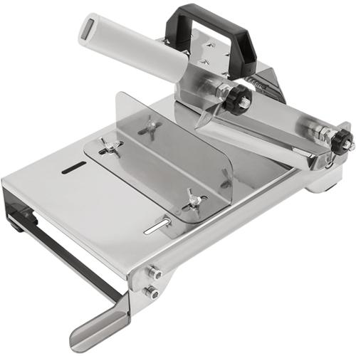 Manual Meat Slicer, Stainless Steel Frozen Meat Food Slicer Beef Mutton Household Vegetable Food Slicer Slicing Machine for Fish Chicken Restaurants and Home