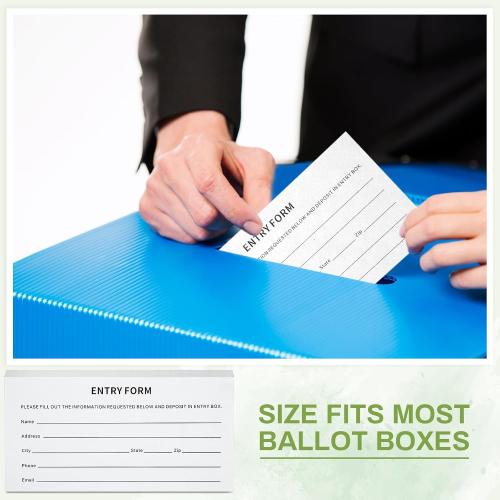 Yeaqee 800 Sheets Raffle Ticket, White